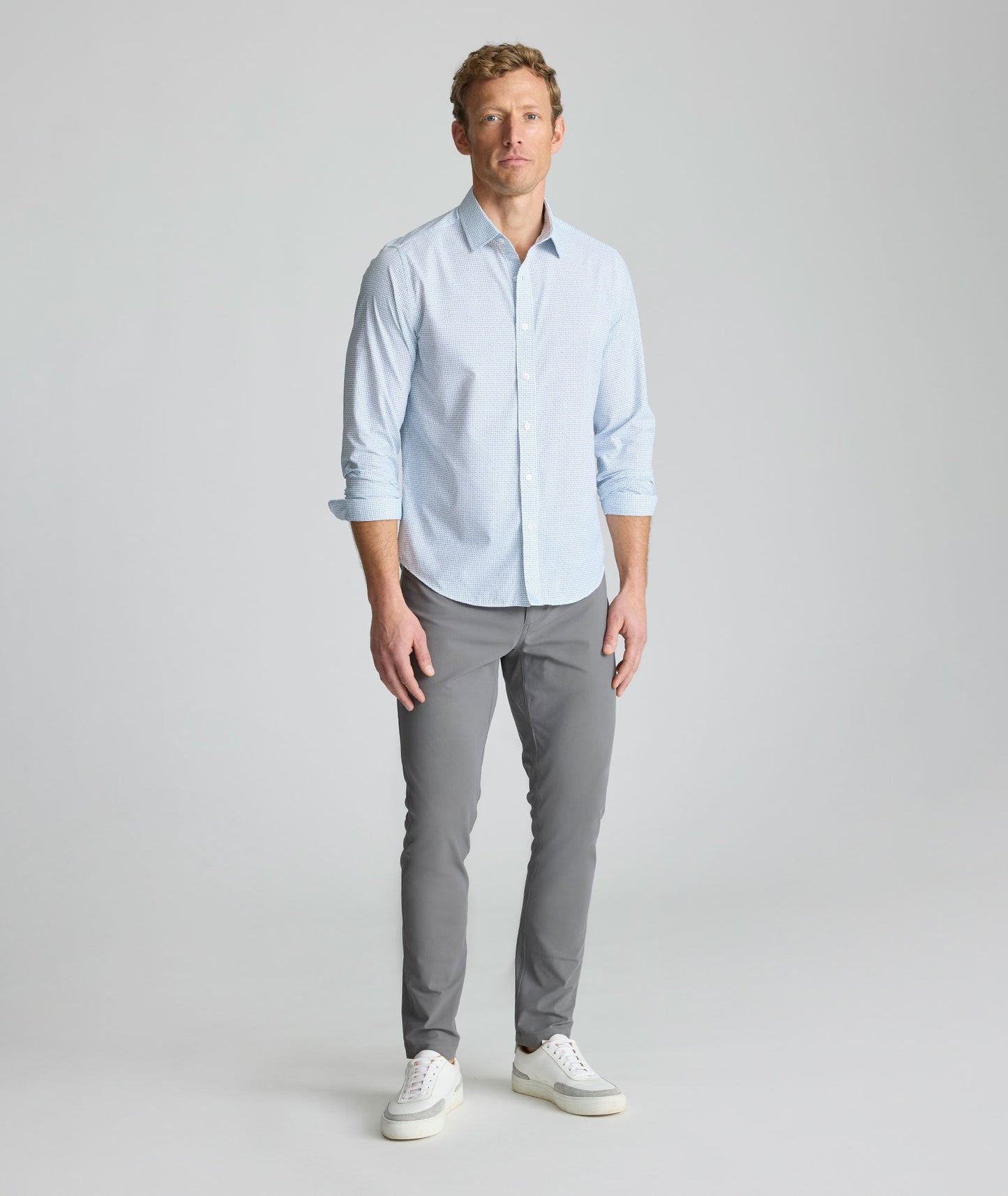 UNTUCKit Performance Fairfax Shirt Blue