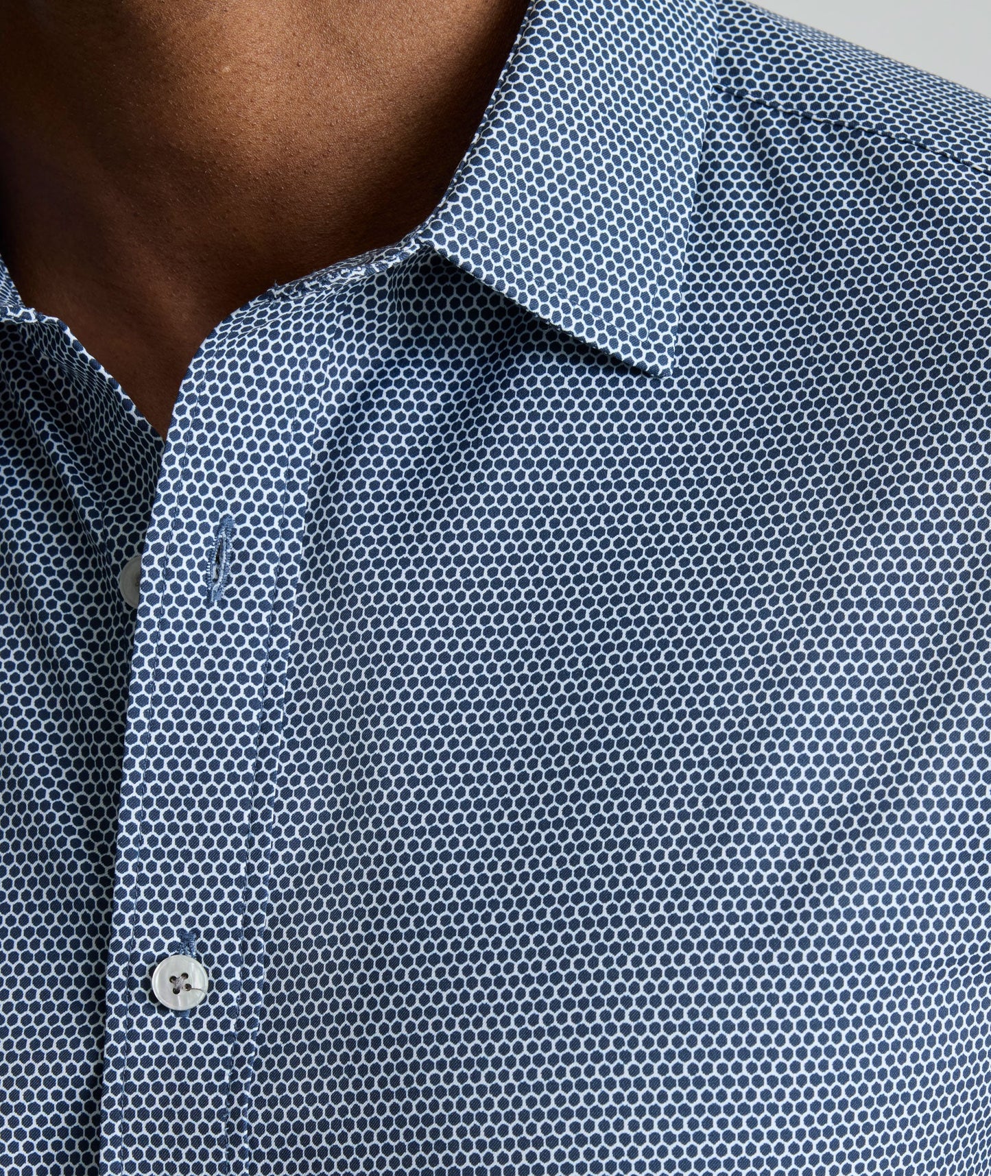 UNTUCKit Performance Short-Sleeve Lobo Shirt Navy