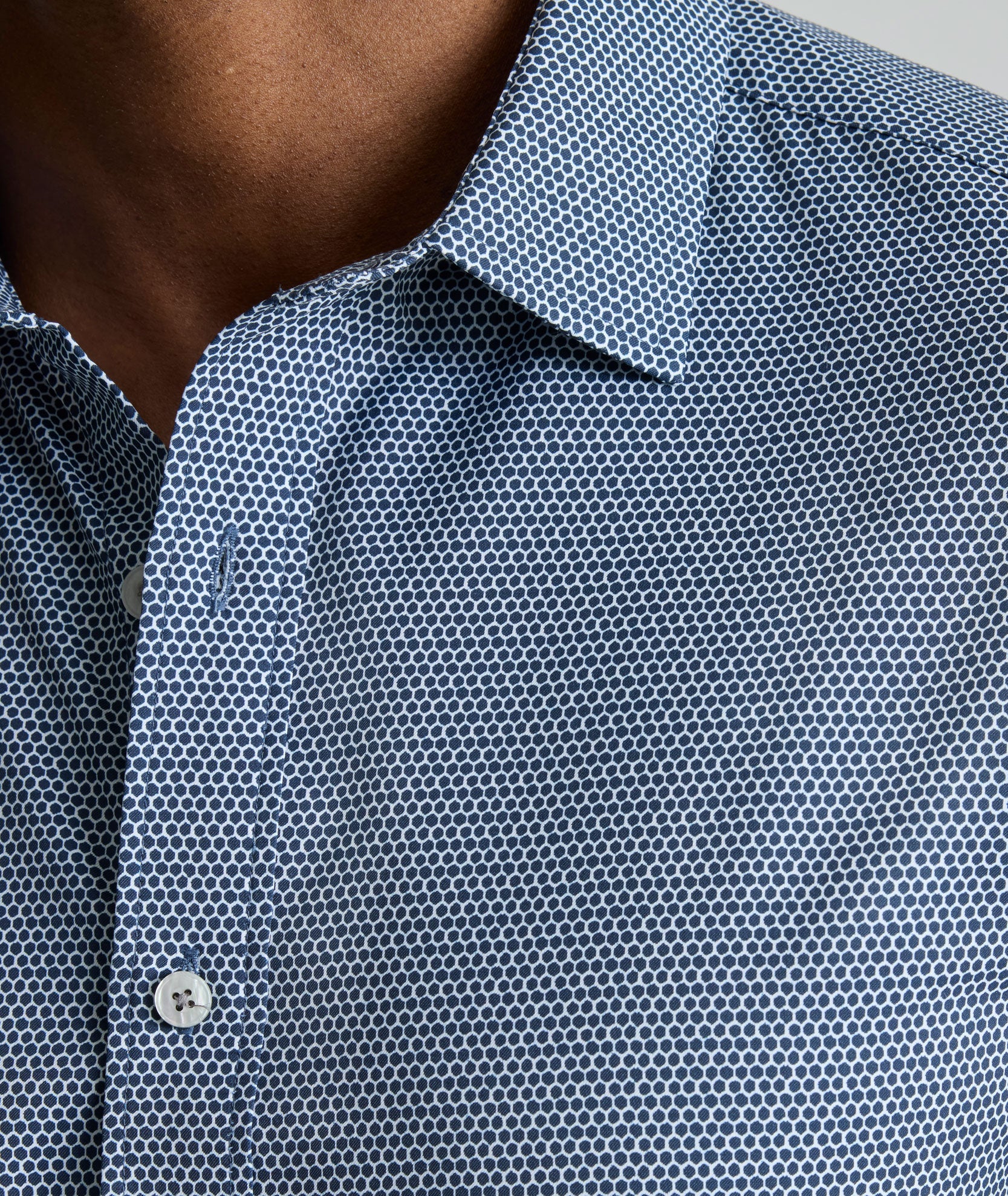 UNTUCKit Performance Short-Sleeve Lobo Shirt Navy