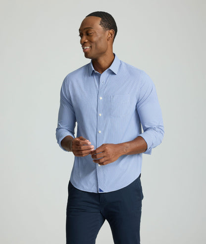 UNTUCKit Performance Lafior Shirt Blue Check