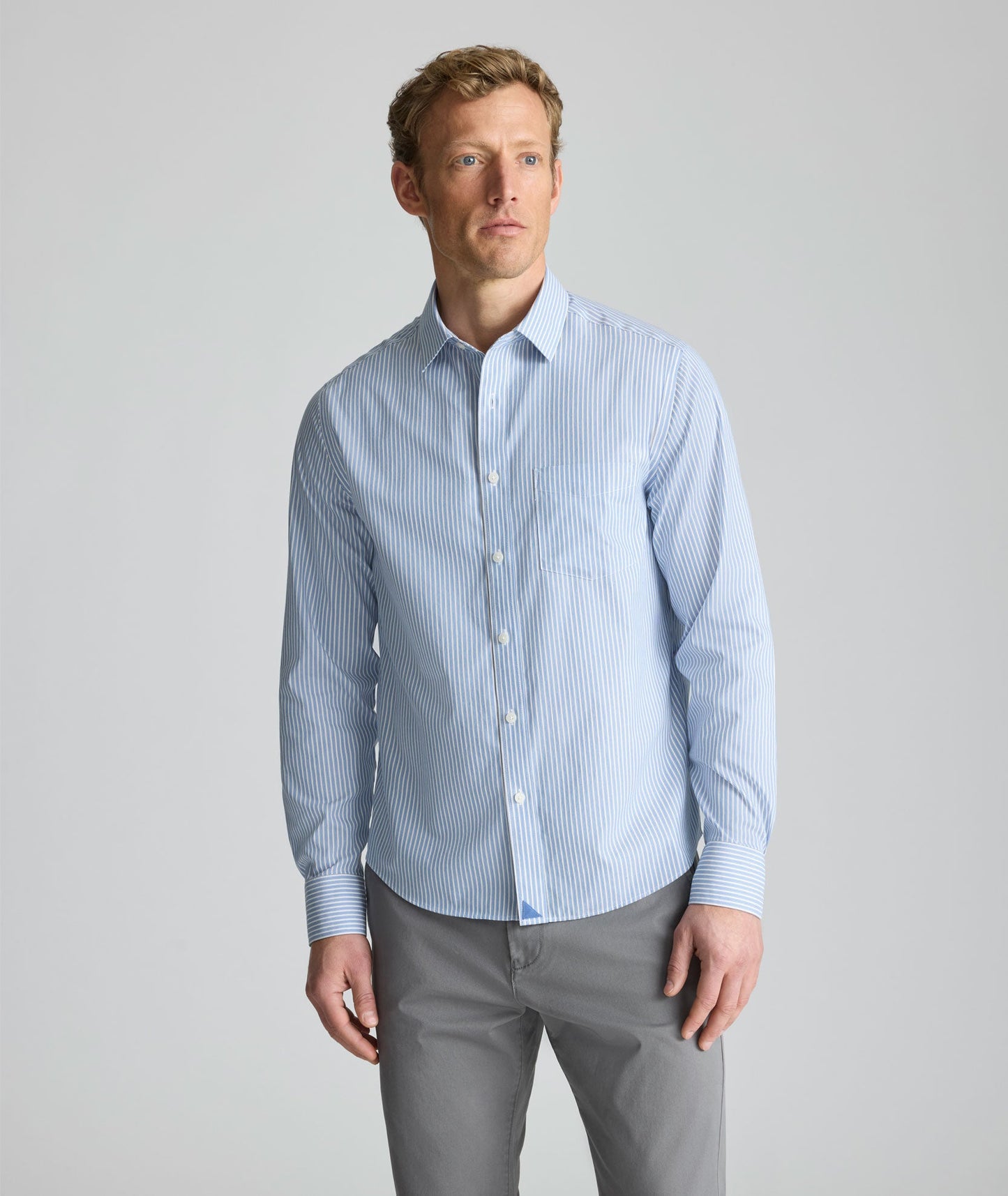 UNTUCKit Wrinkle-Free Pizarro Shirt Blue
