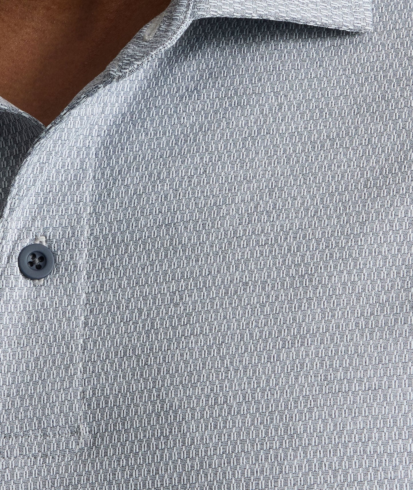 UNTUCKit Textured Performance Polo Gray