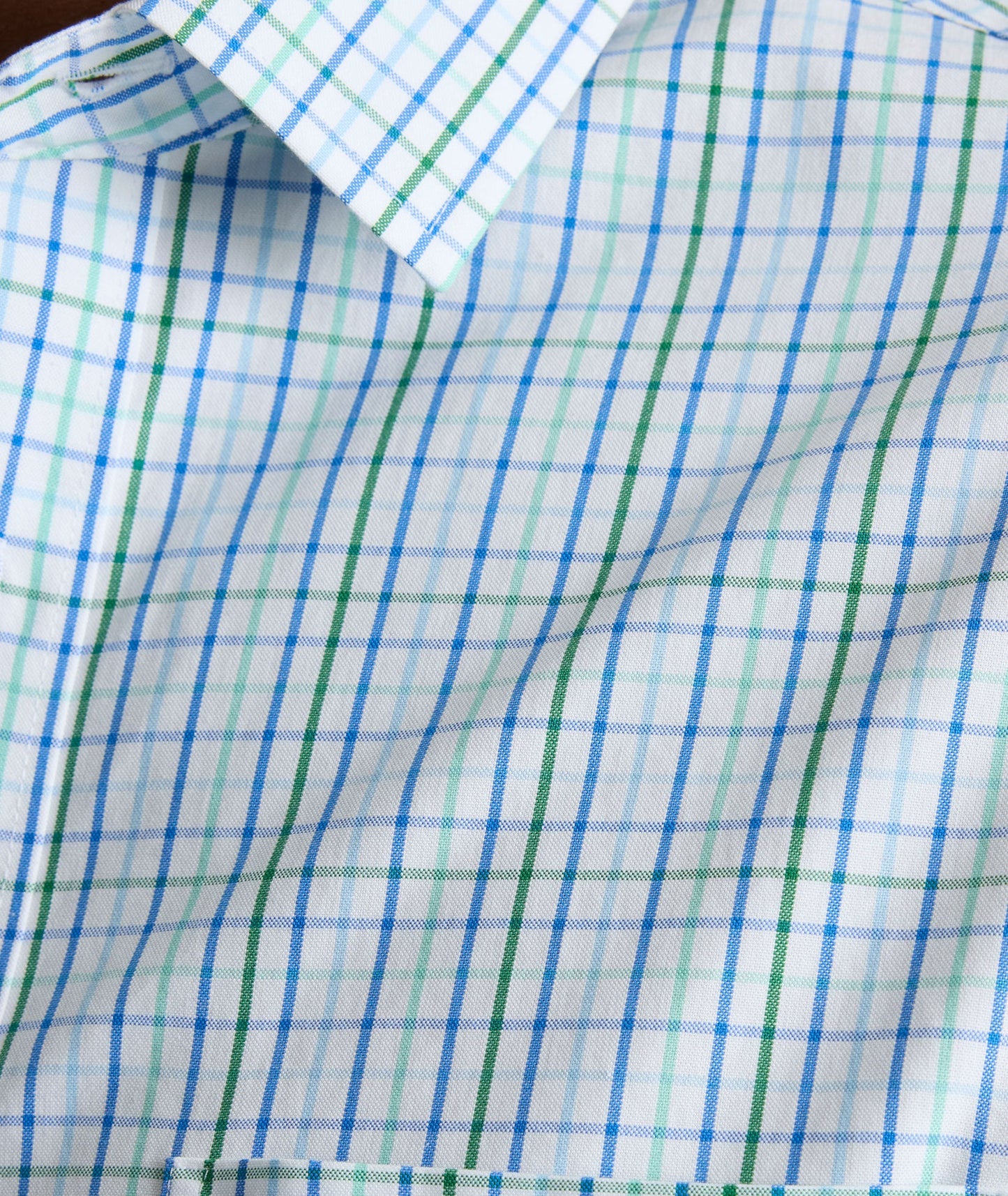 UNTUCKit Wrinkle-Free Dunsmore Shirt Blue & Green Plaid