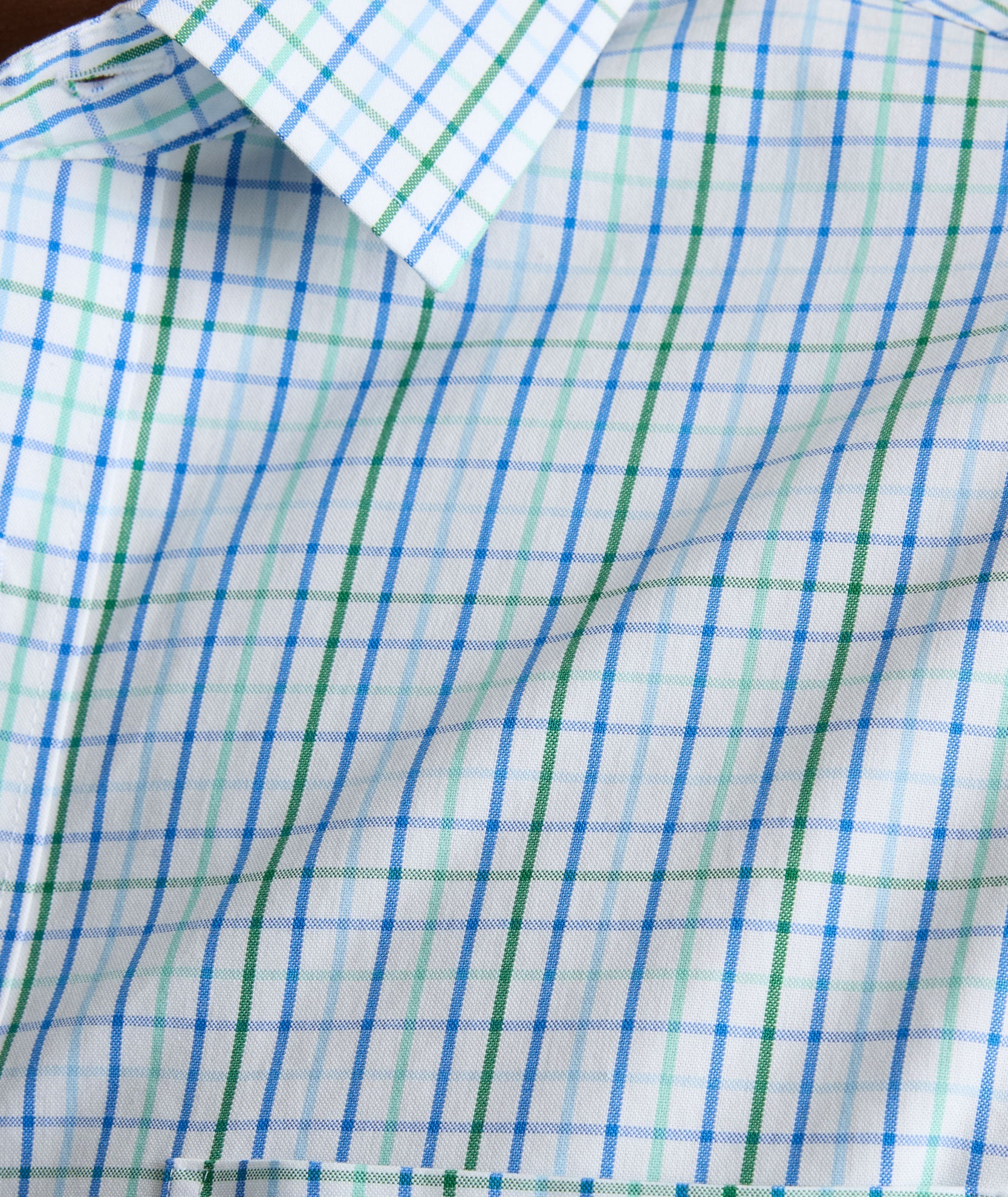 UNTUCKit Wrinkle-Free Dunsmore Shirt Blue & Green Plaid