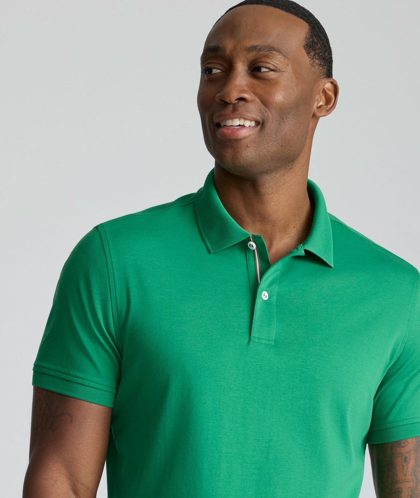 UNTUCKit Wrinkle-Free Damaschino Polo Bright Green