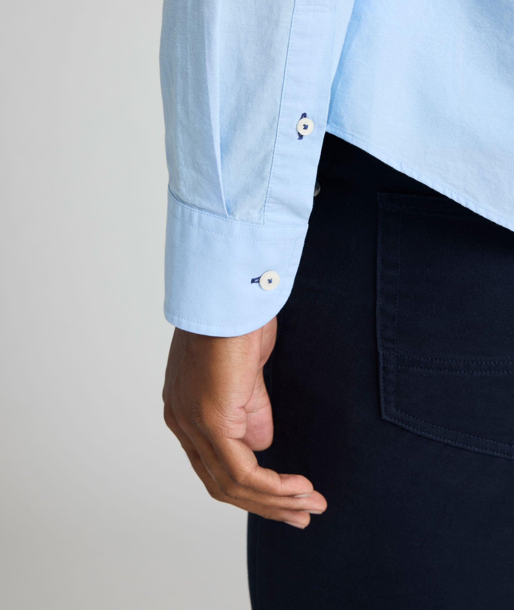 UNTUCKit Summerweight Sutherland Shirt Light Blue