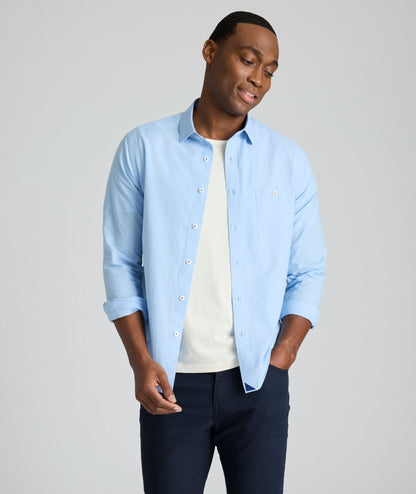 UNTUCKit Summerweight Sutherland Shirt Light Blue