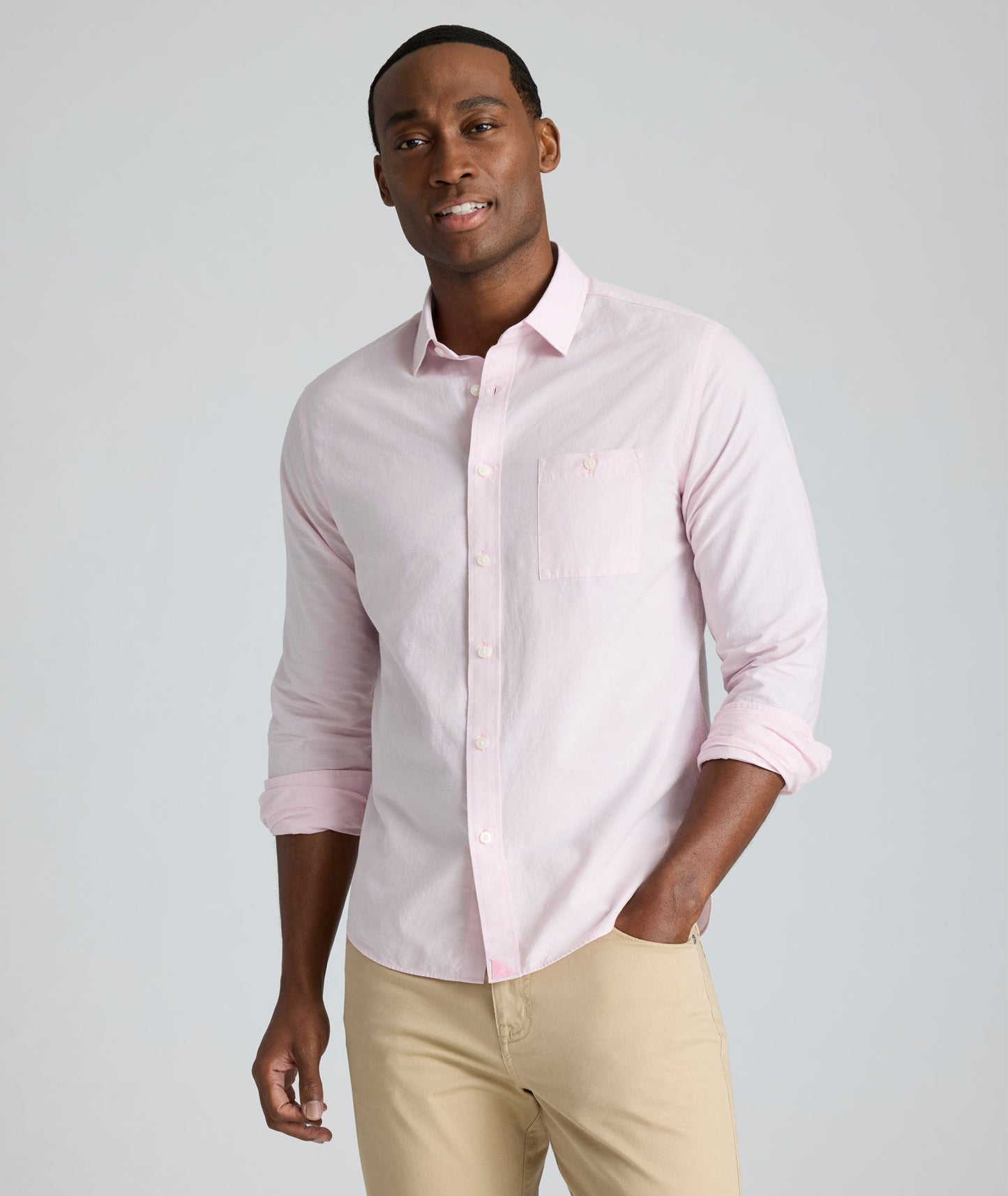 UNTUCKit Summerweight Sutherland Shirt Pink