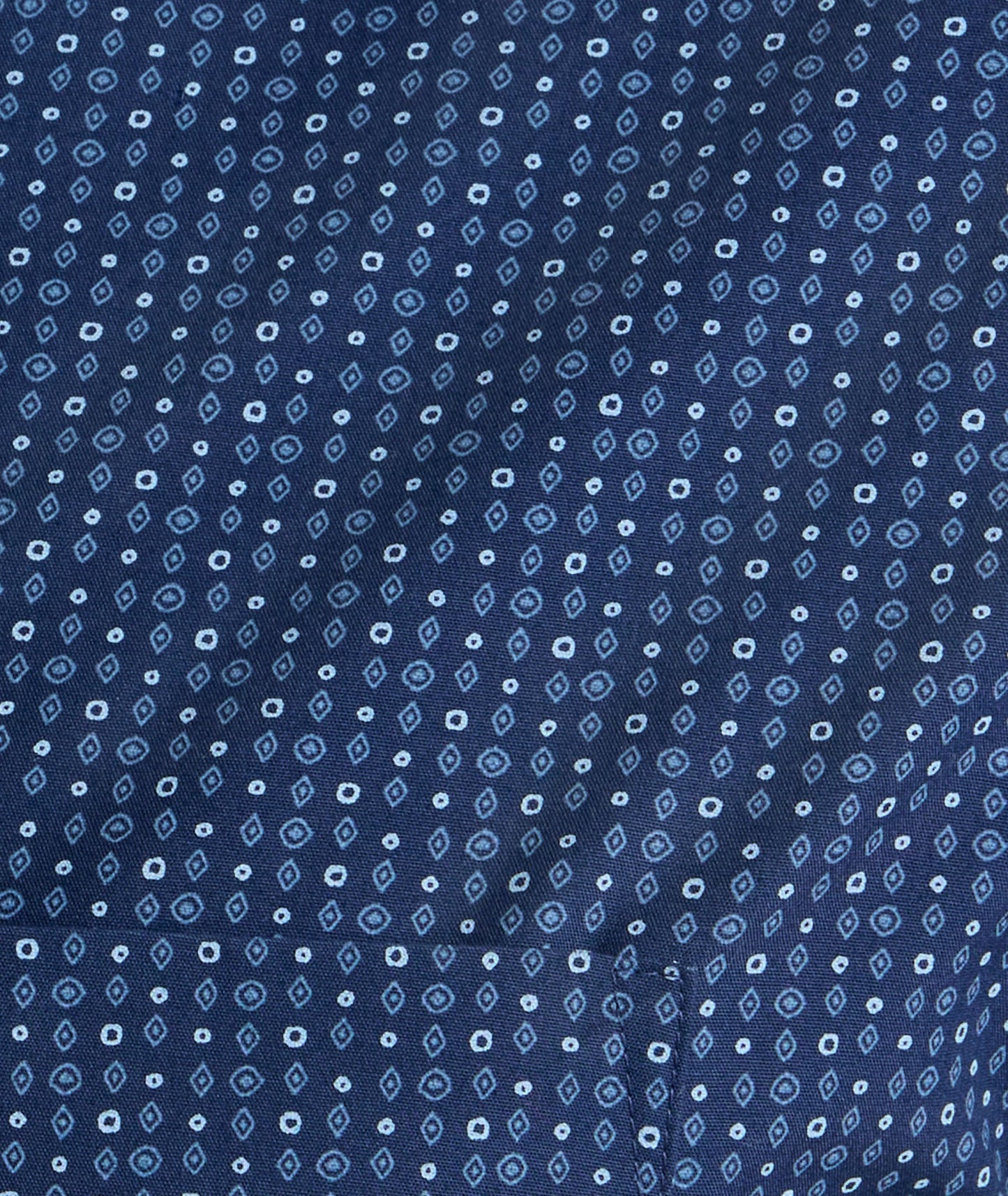 UNTUCKit Wrinkle-Free Cascadar Shirt Navy Medallion