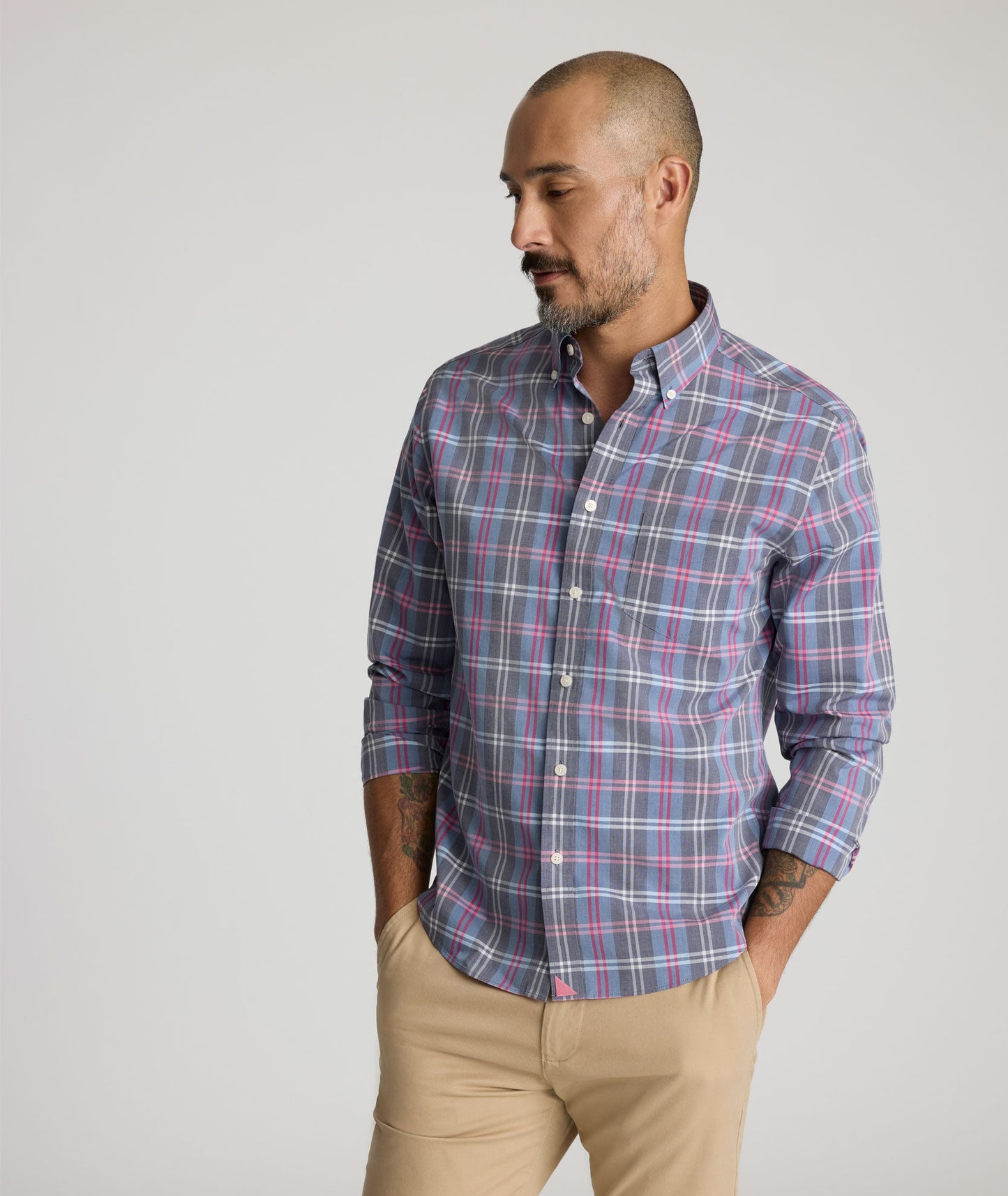 UNTUCKit Wrinkle-Free Camden Shirt Multicolor Check