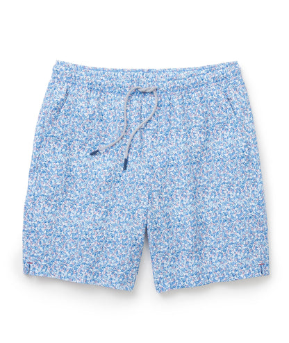 UNTUCKit Beyond Shorts Blue Microprint