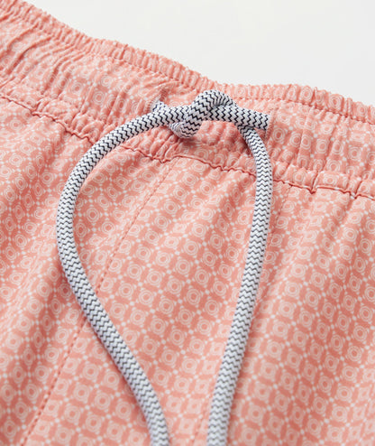 UNTUCKit Beyond Shorts Coral Medallion