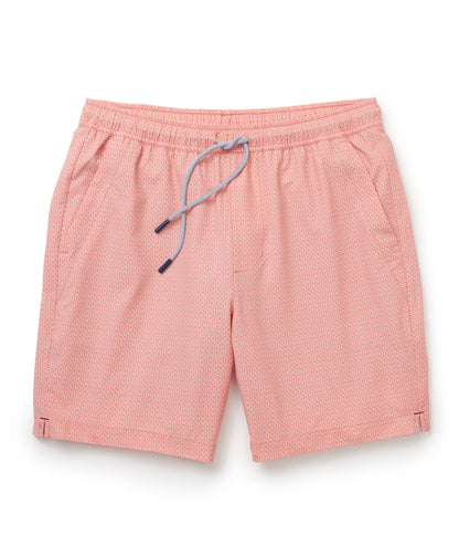 UNTUCKit Beyond Shorts Coral Medallion