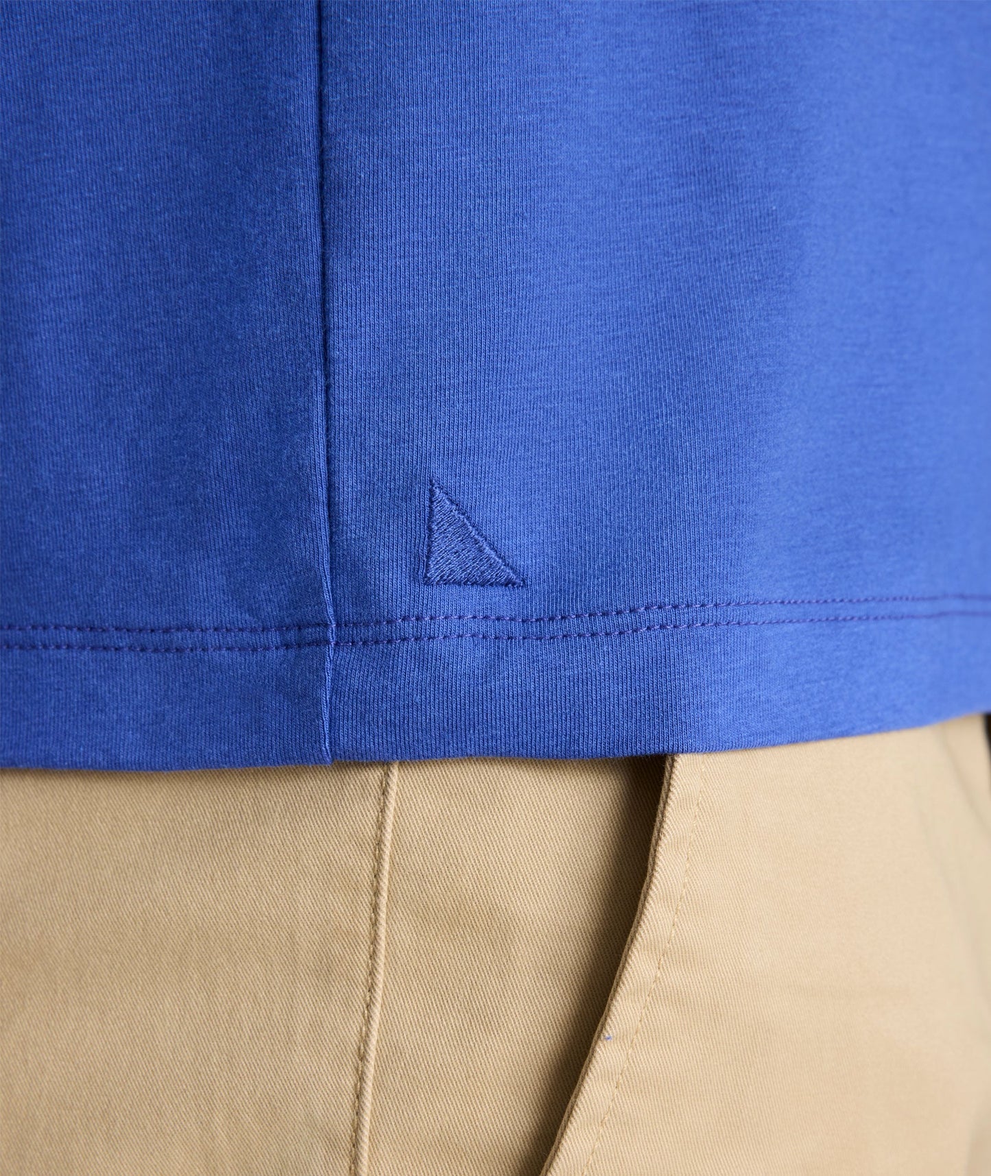 UNTUCKit EcoSoft™ Short-Sleeve Henley Cobalt Blue