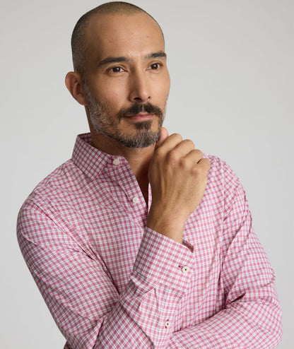 UNTUCKit CottonTek™ Kaiser Shirt Red Check