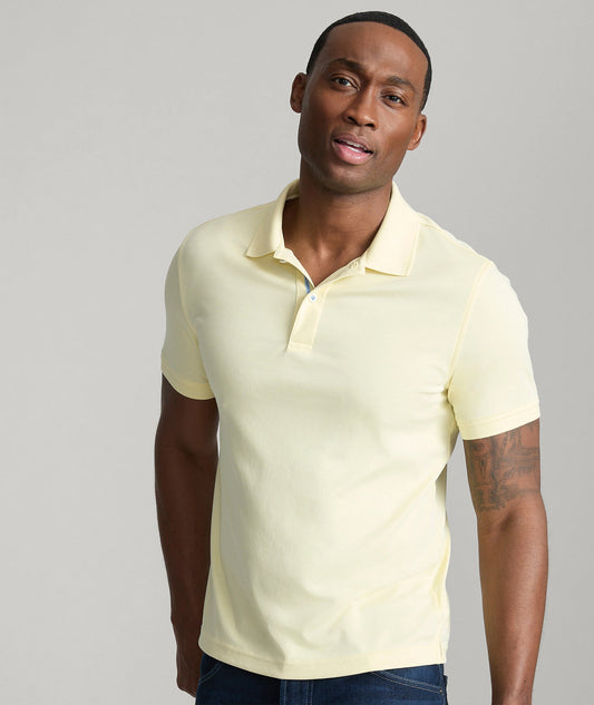 UNTUCKit Wrinkle-Free Damaschino Polo Yellow