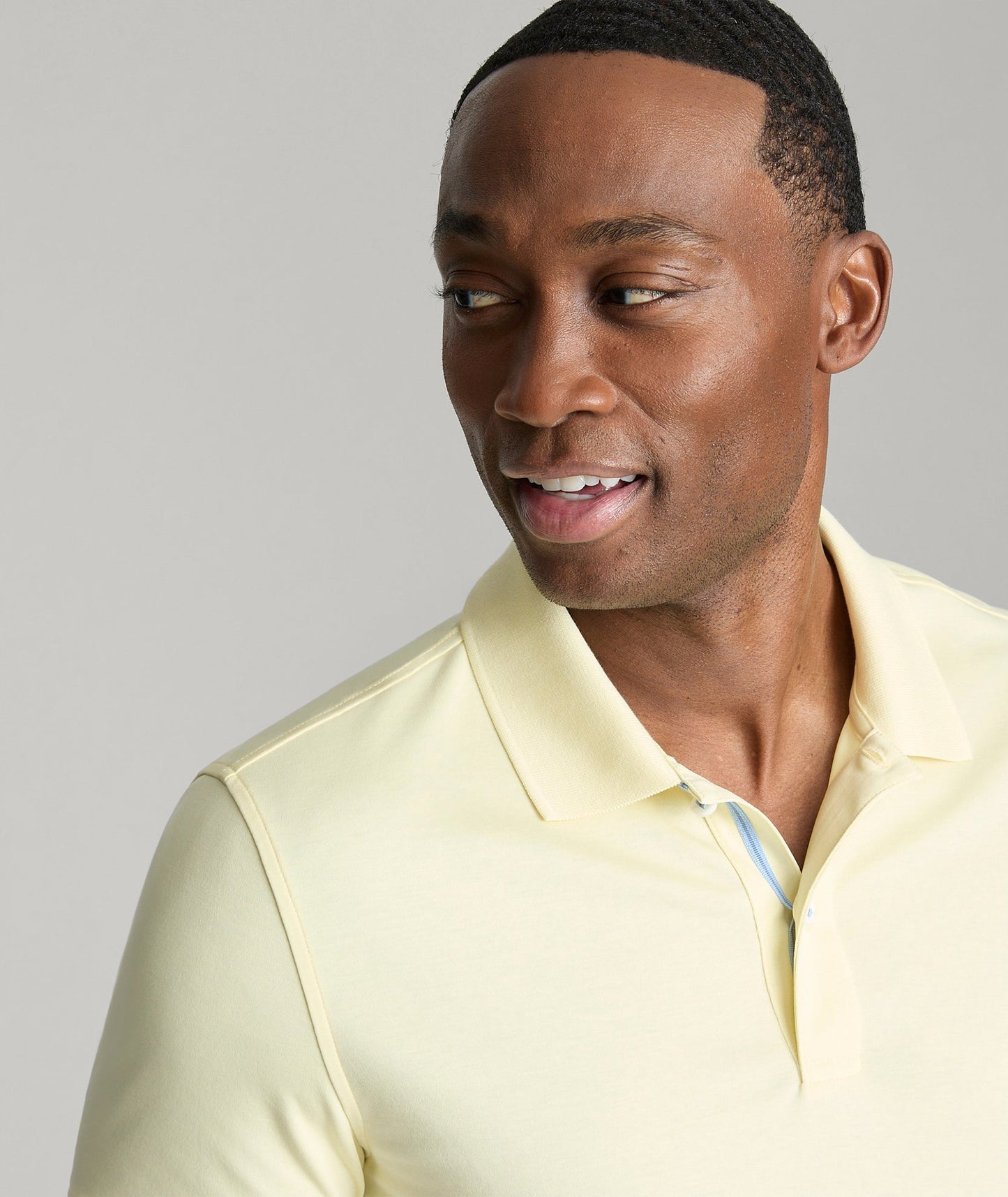 UNTUCKit Wrinkle-Free Damaschino Polo Yellow