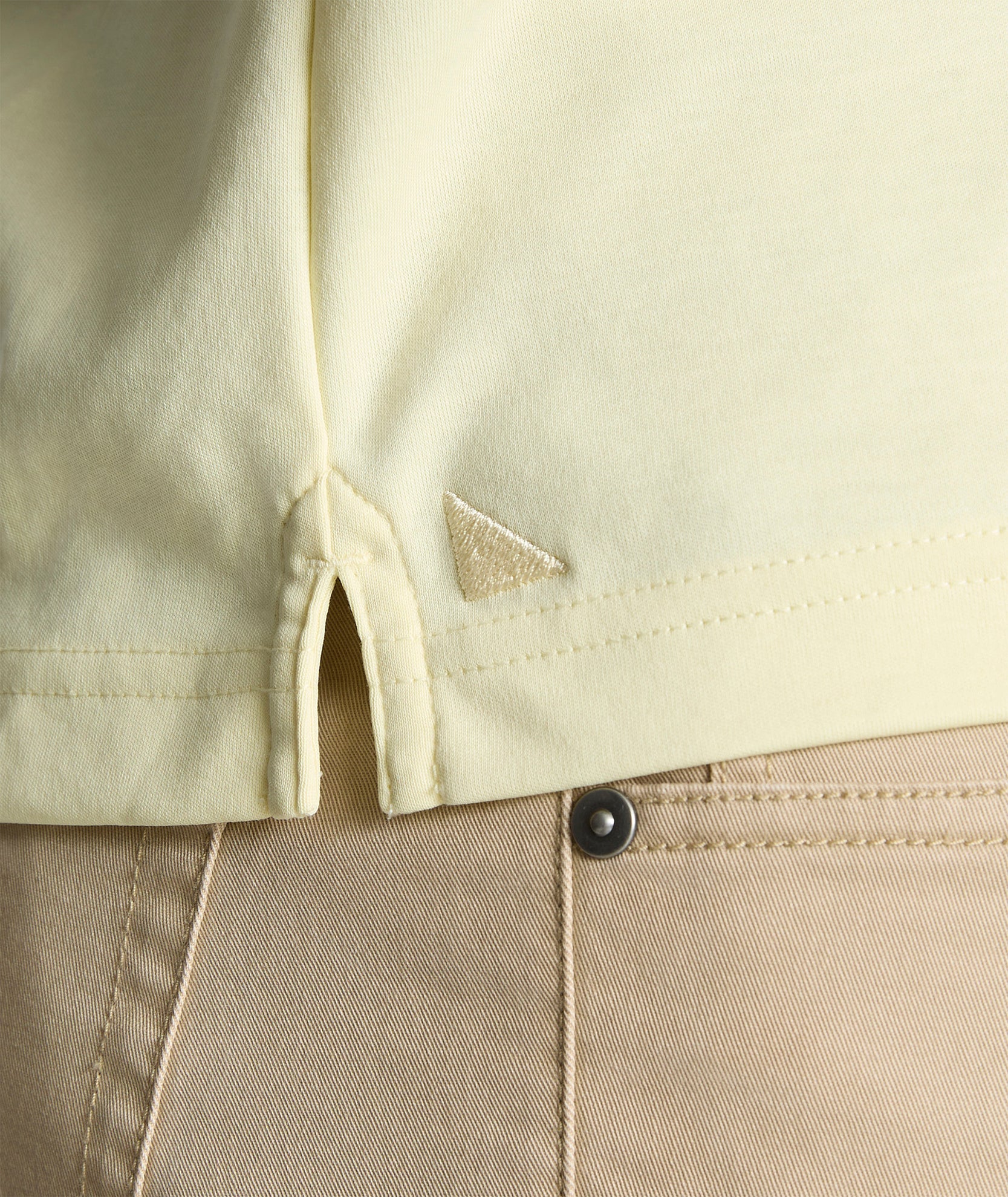 UNTUCKit Wrinkle-Free Damaschino Polo Yellow