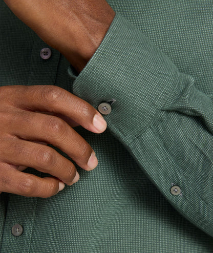 UNTUCKit Wrinkle-Free Veneto Shirt Forest Green