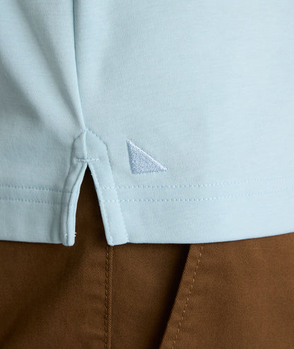 UNTUCKit Wrinkle-Free Damaschino Polo Light Blue