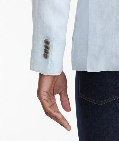 UNTUCKit Linen Crawford Sport Coat Light Blue