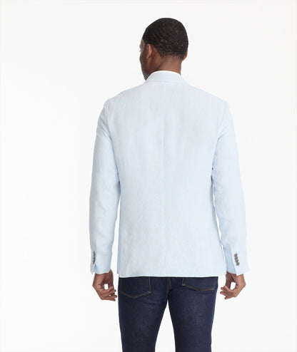 UNTUCKit Linen Crawford Sport Coat Light Blue